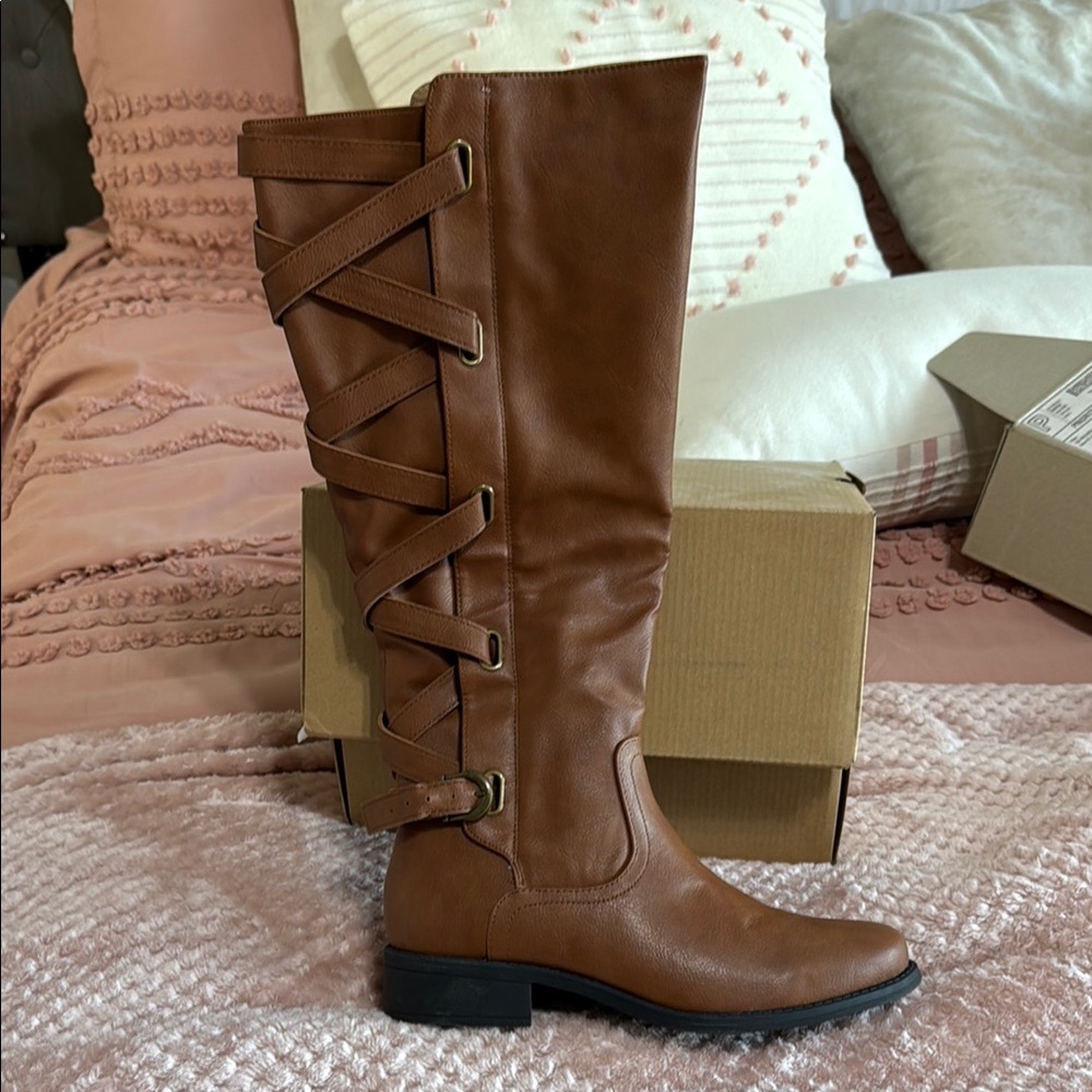 Women's Brown Knee-High Boots